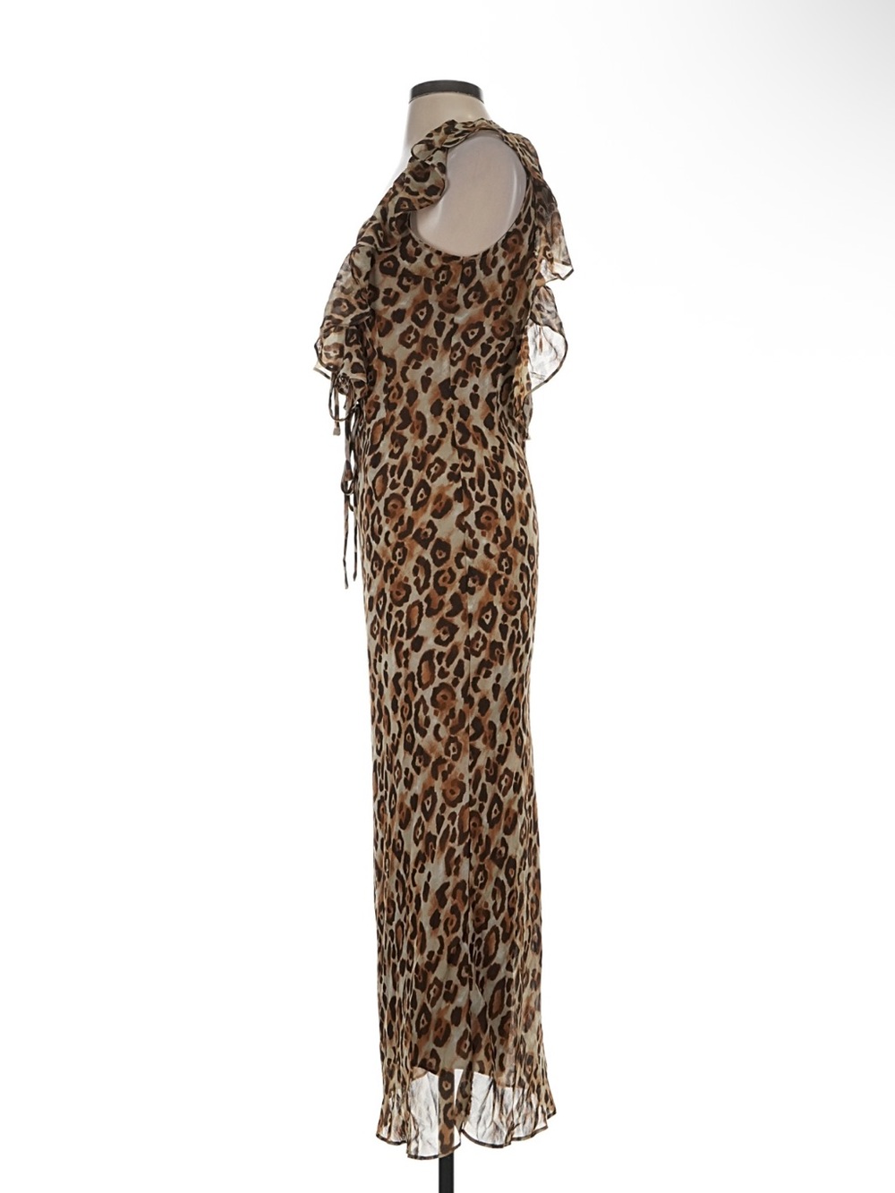 12th Tribe Leopard Print Maxi Dress - Size XS - Picture 7 of 8